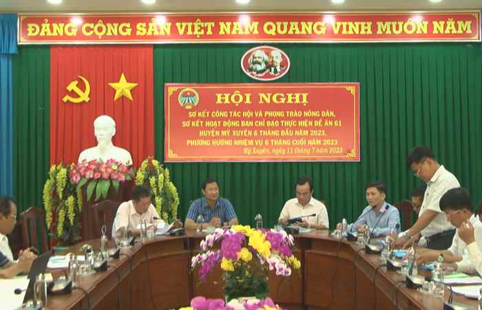 Mỹ Xuyên: Hội Nông dân huyện sơ kết 6 tháng đầu năm 2023